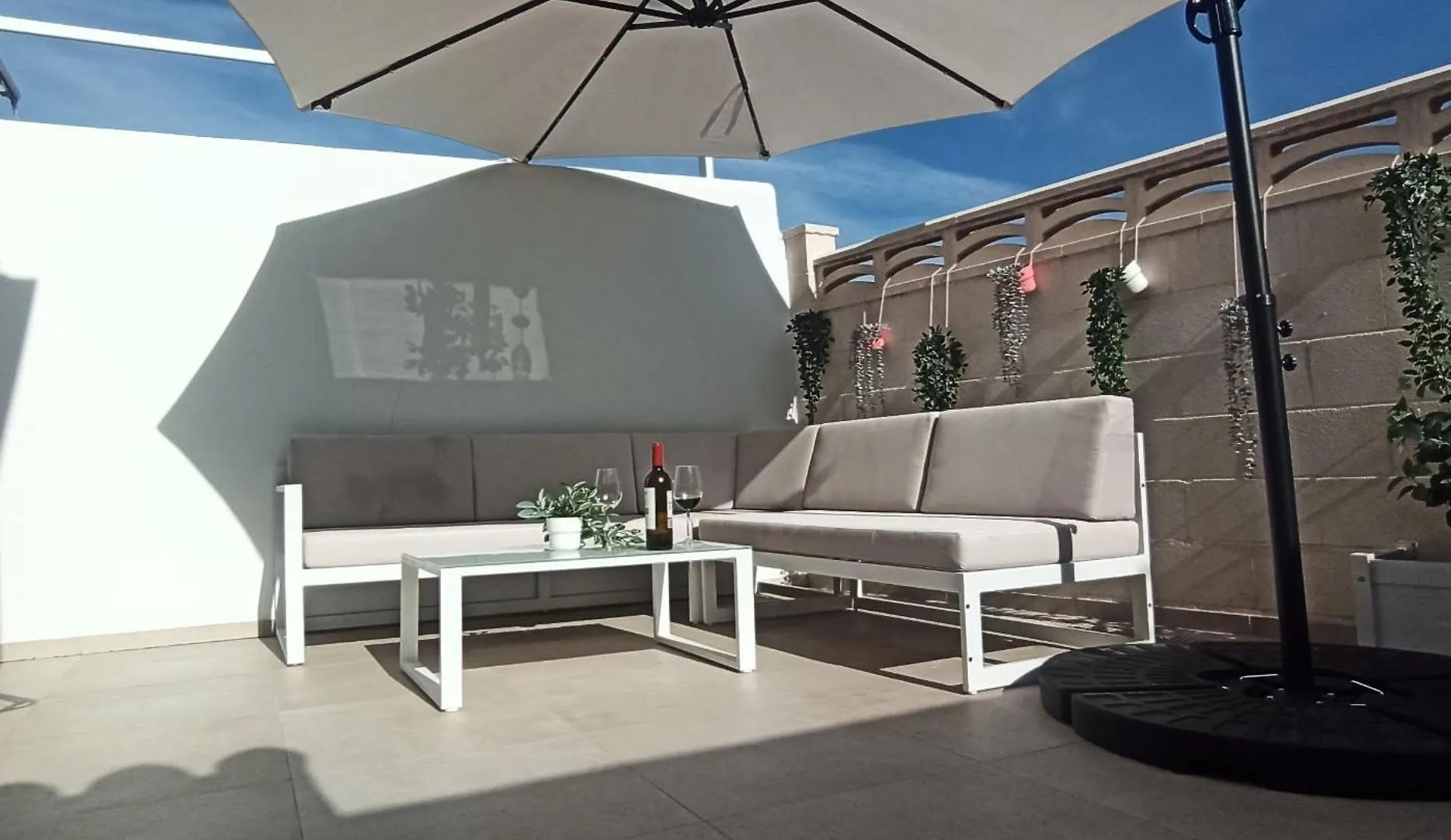 E1 Desk Private Patio Terrace Barbecue Villa Estepona Spain